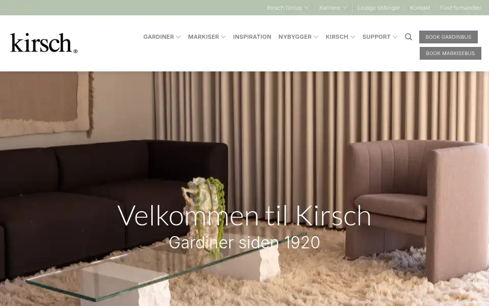 Screenshot of kirsch.dk