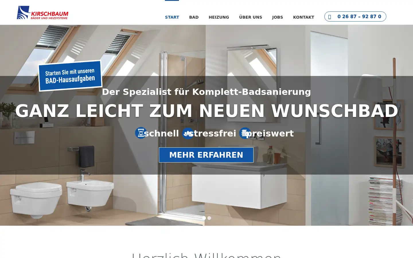 Screenshot of kirschbaum-bad.de