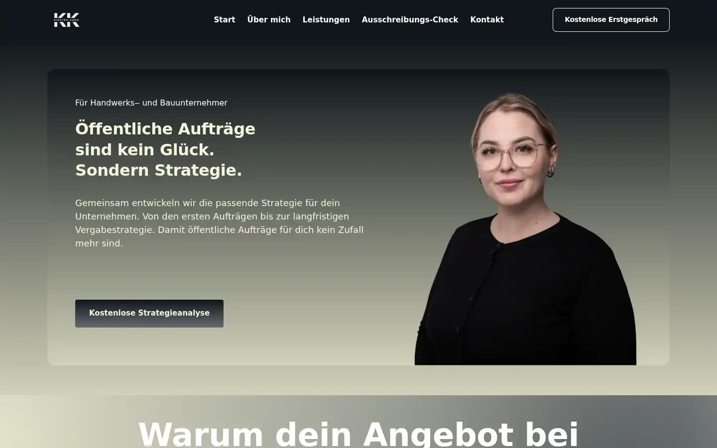 Screenshot of kirstenkahn-consulting.de
