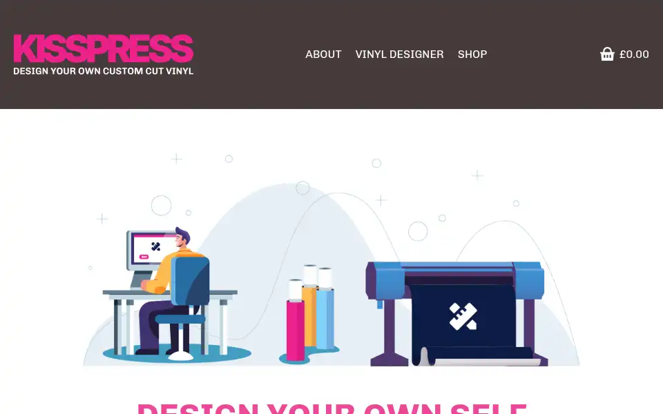 Screenshot of kisspress.co.uk