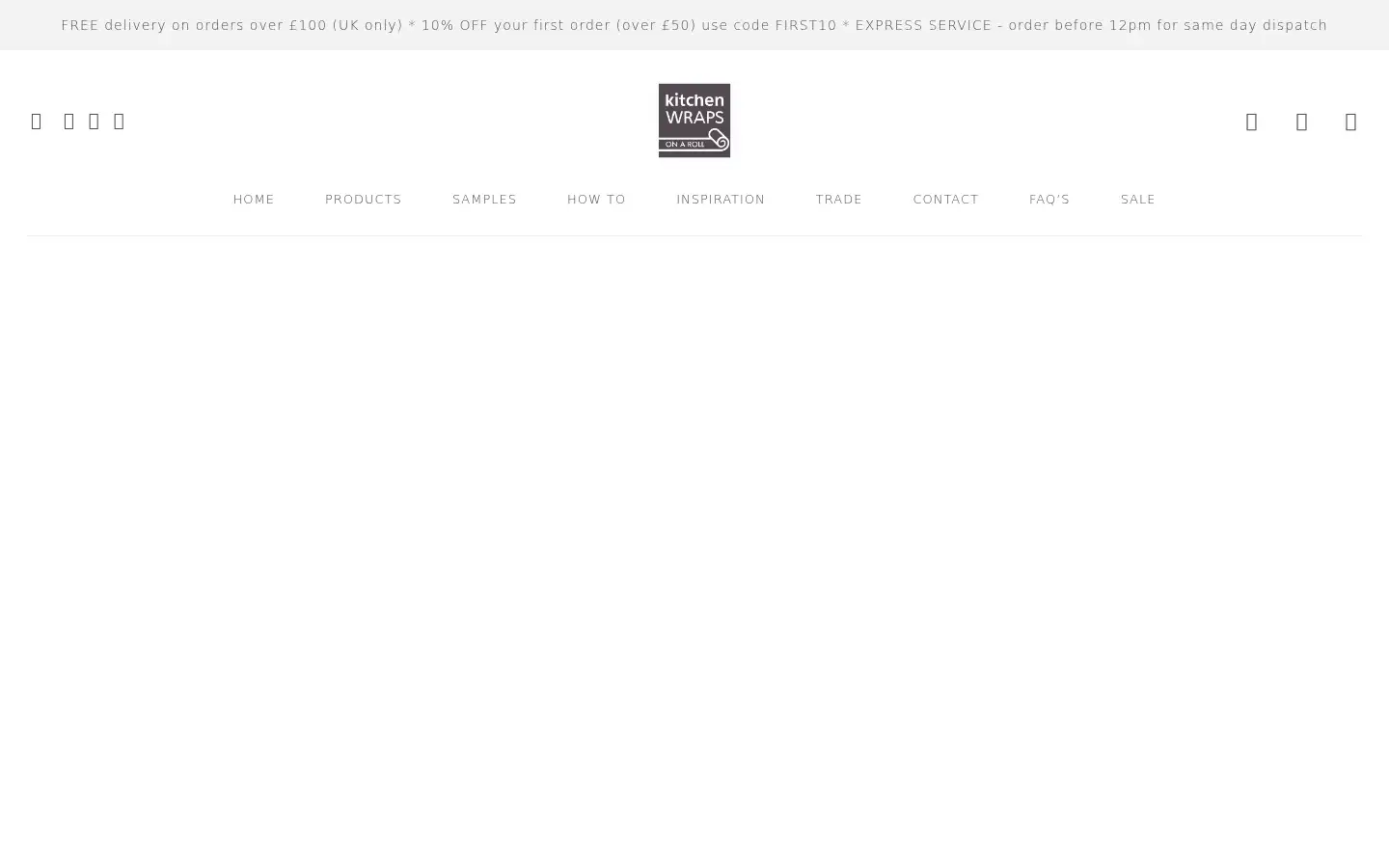Screenshot of kitchen-wraps.co.uk
