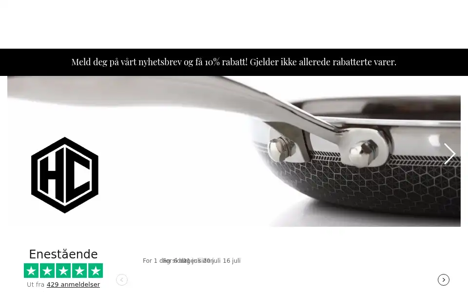 Screenshot of kitchenstore.no