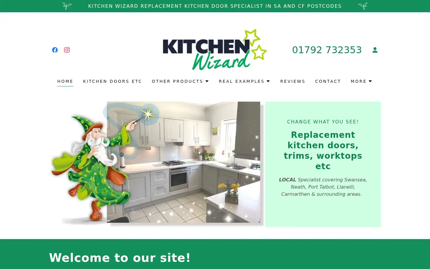 Screenshot of kitchenwizard-sa.co.uk