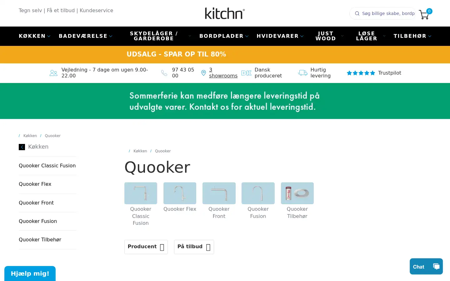 Screenshot of kitchn.dk
