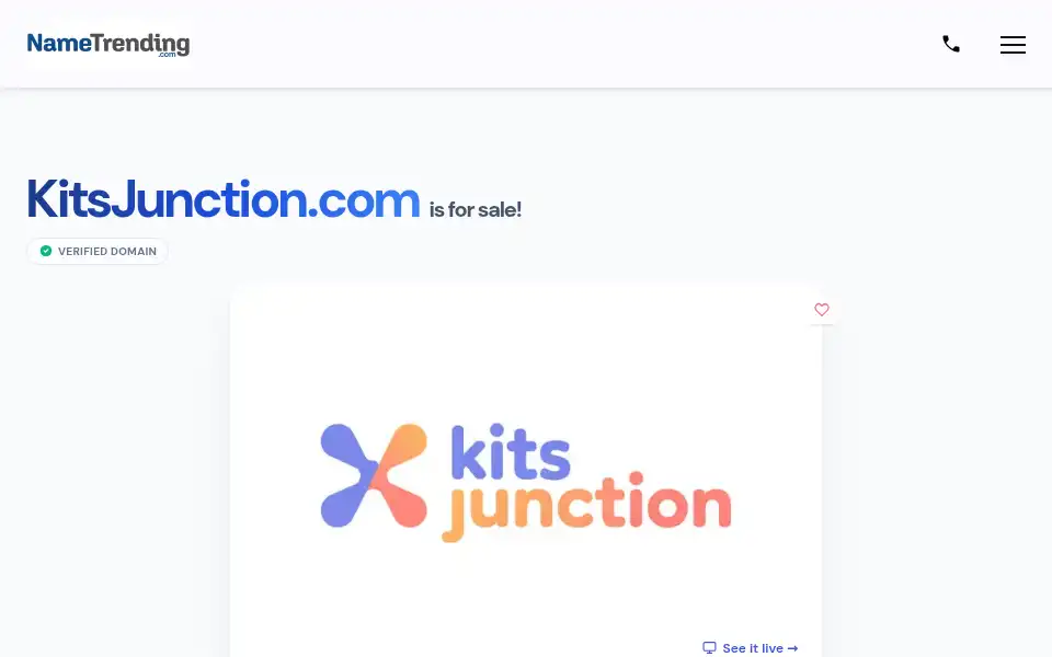 Screenshot of kitsjunction.com