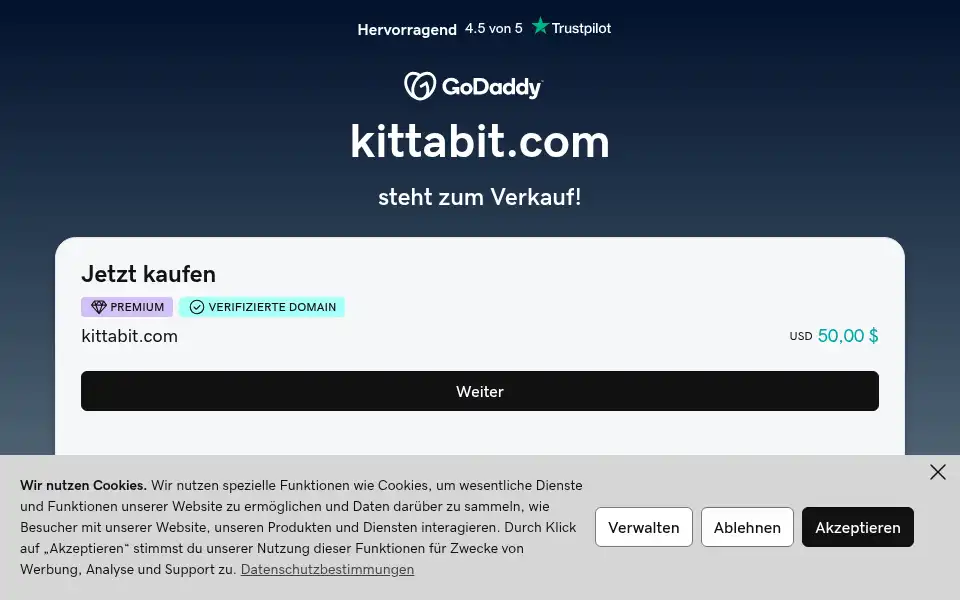 Screenshot of kittabit.com