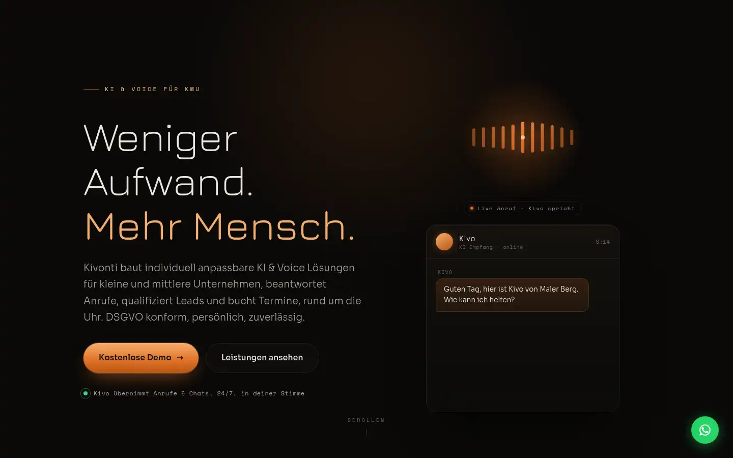 Screenshot of kivonti.de