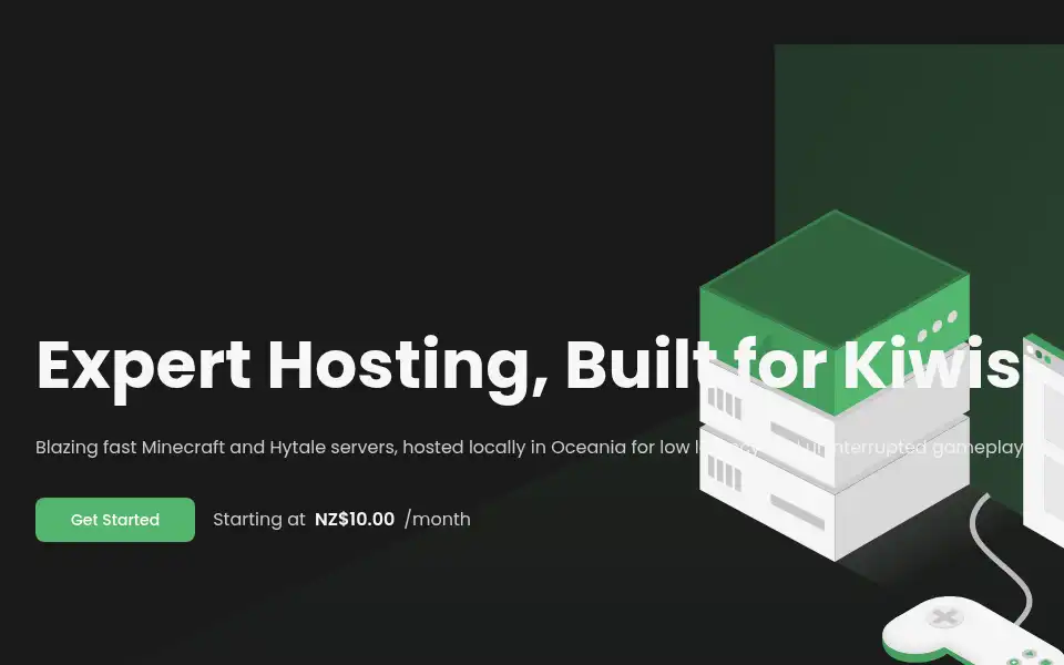 Screenshot of kiwinode.com