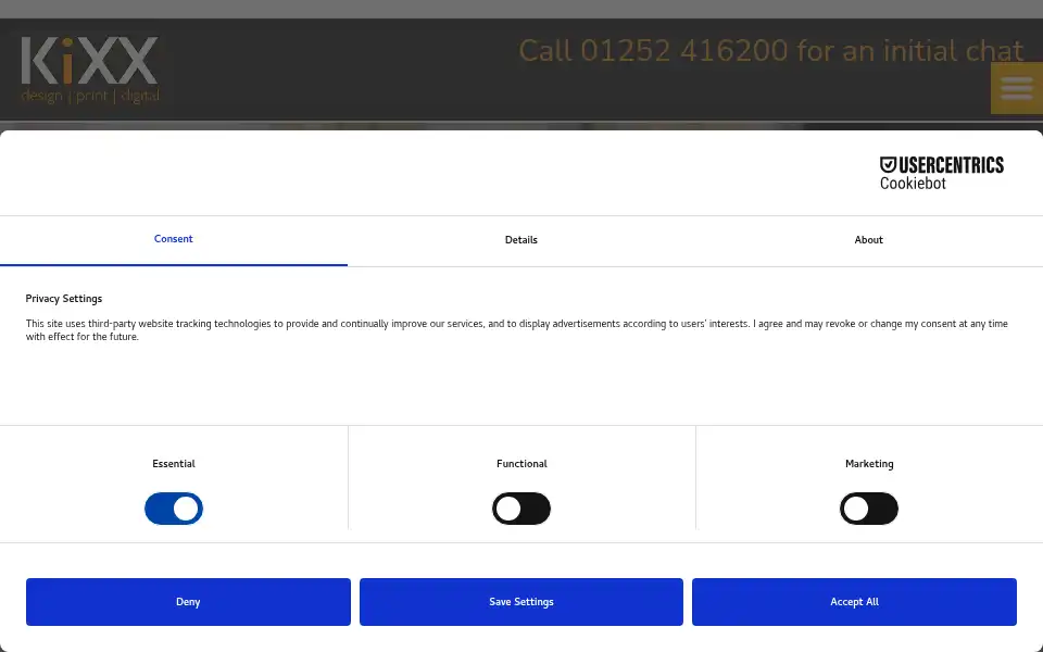 Screenshot of kixx.co.uk