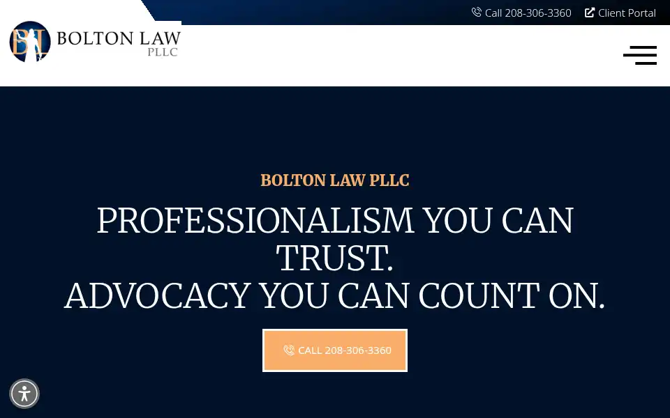 Screenshot of kjboltonlaw.com