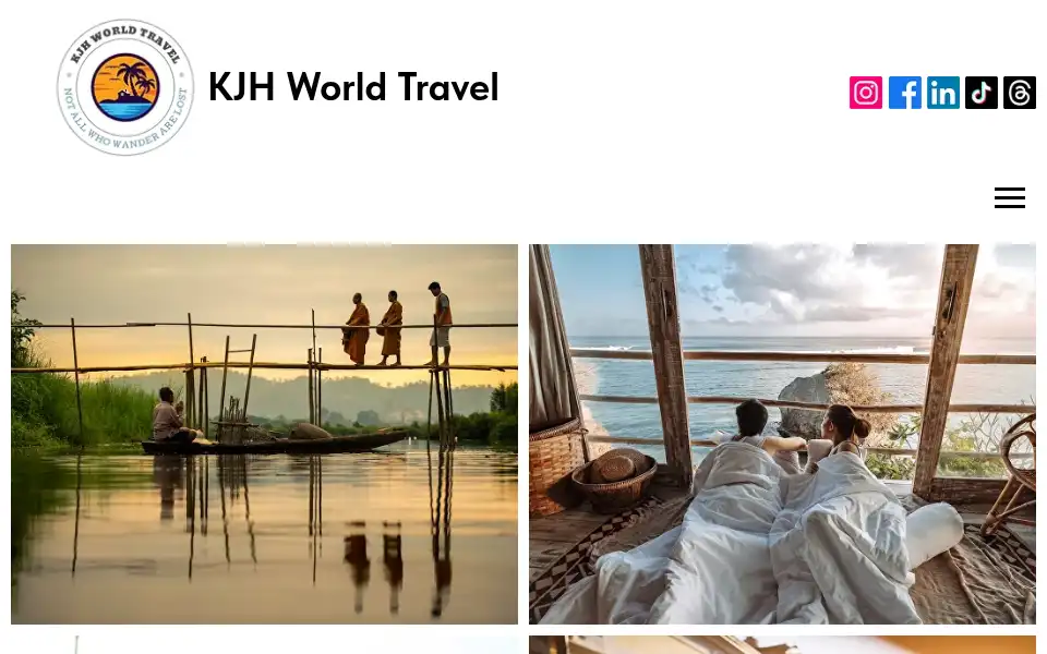 Screenshot of kjhworldtravel.com