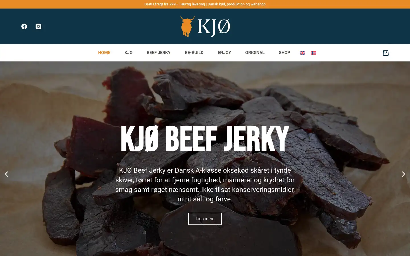Screenshot of kjoe.dk