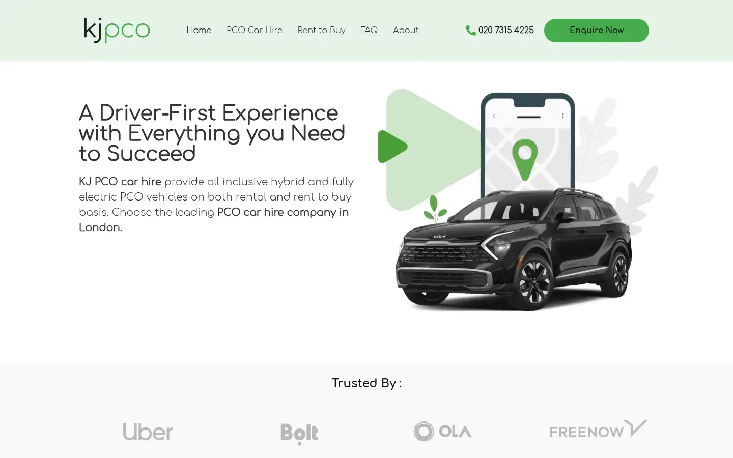 Screenshot of kjpco.co.uk