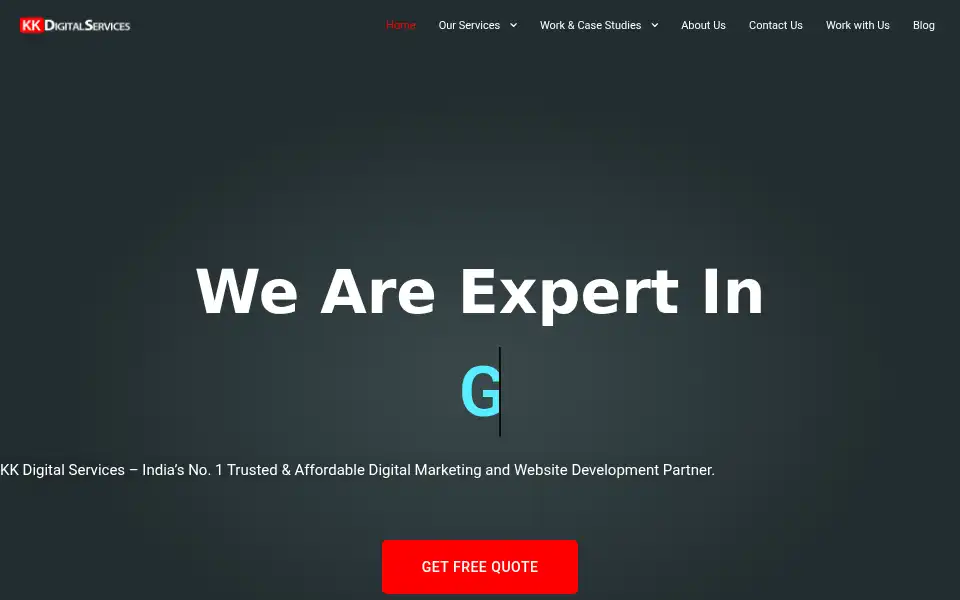 Screenshot of kkdigitalservices.com