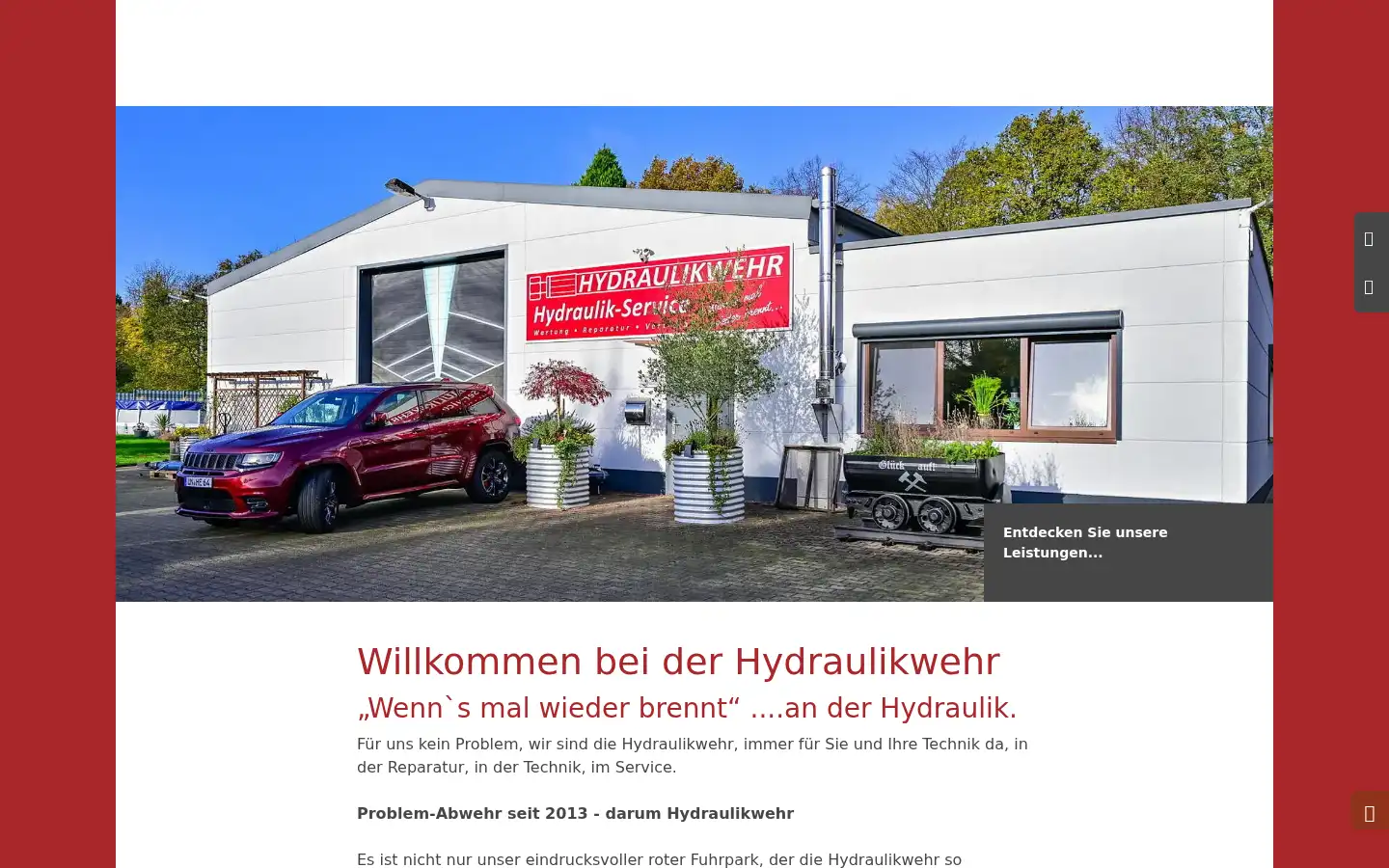 Screenshot of kl-hydraulik.de