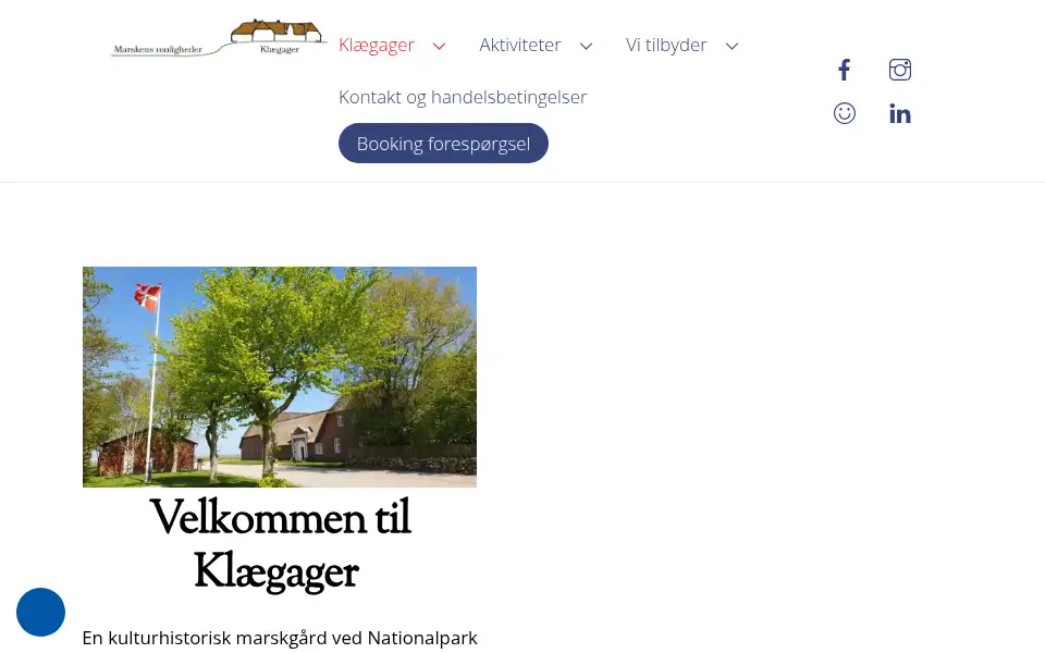 Screenshot of klaegager.dk