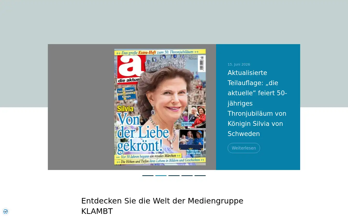Screenshot of klambt.de