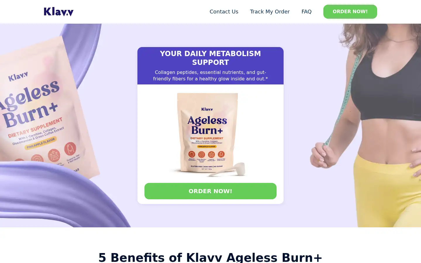 Screenshot of klavv.com