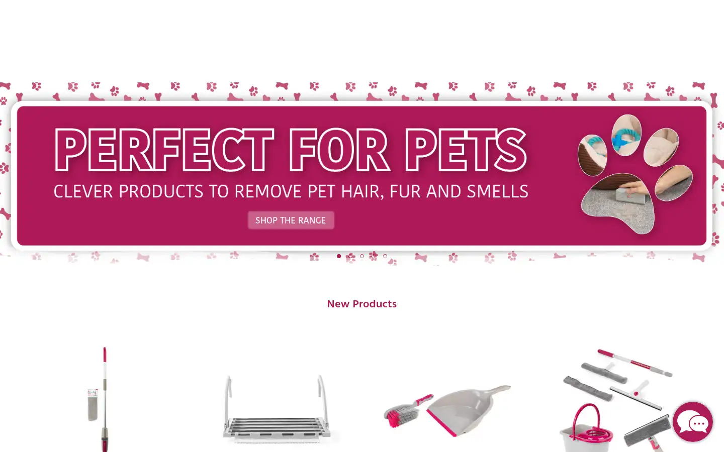 Screenshot of kleeneze.com