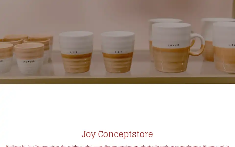 Screenshot of kleikunstsieraden.nl