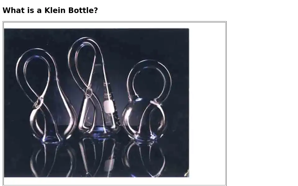 Screenshot of kleinbottle.com