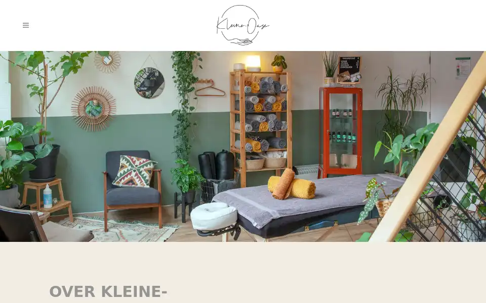 Screenshot of kleine-oase.nl