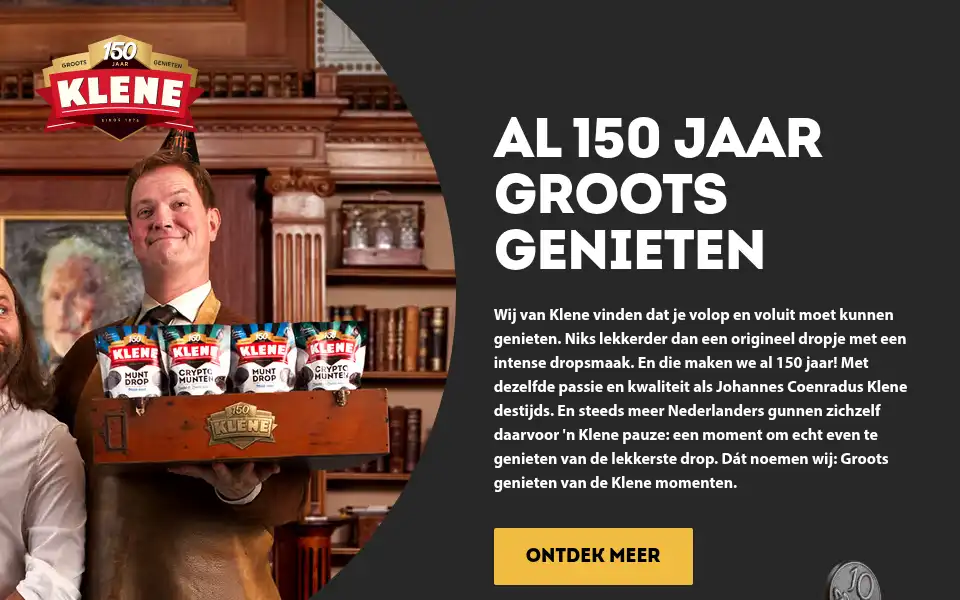 Screenshot of klene.nl