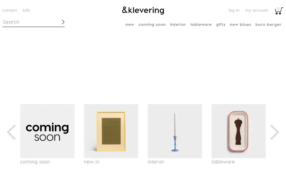 Screenshot of klevering.nl