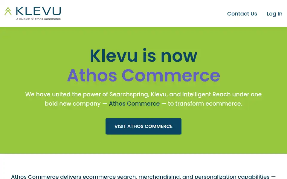 Screenshot of klevu.com