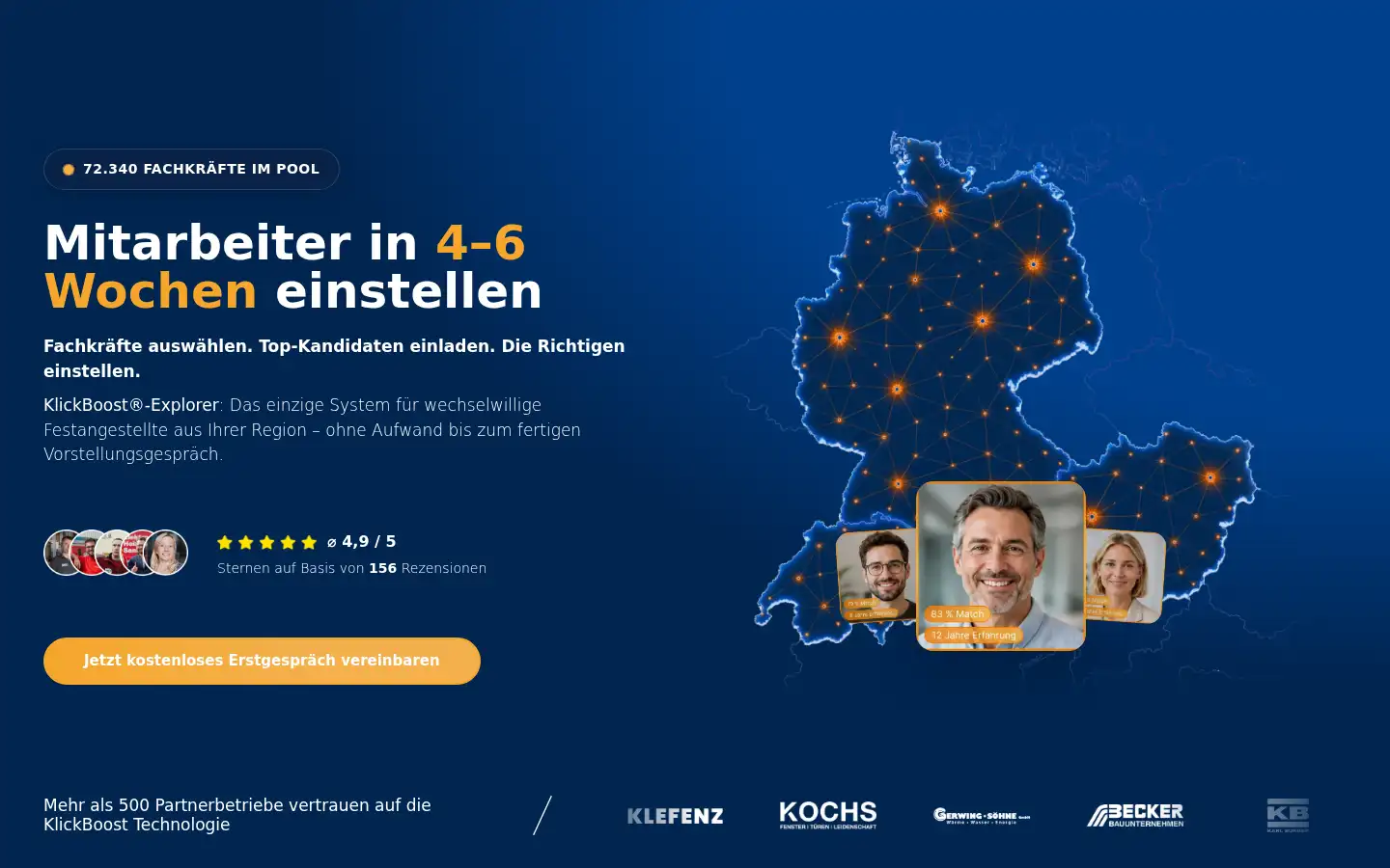 Screenshot of klick-boost.com