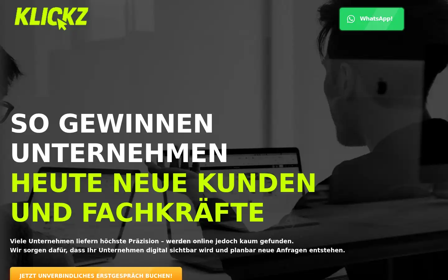 Screenshot of klickz.de
