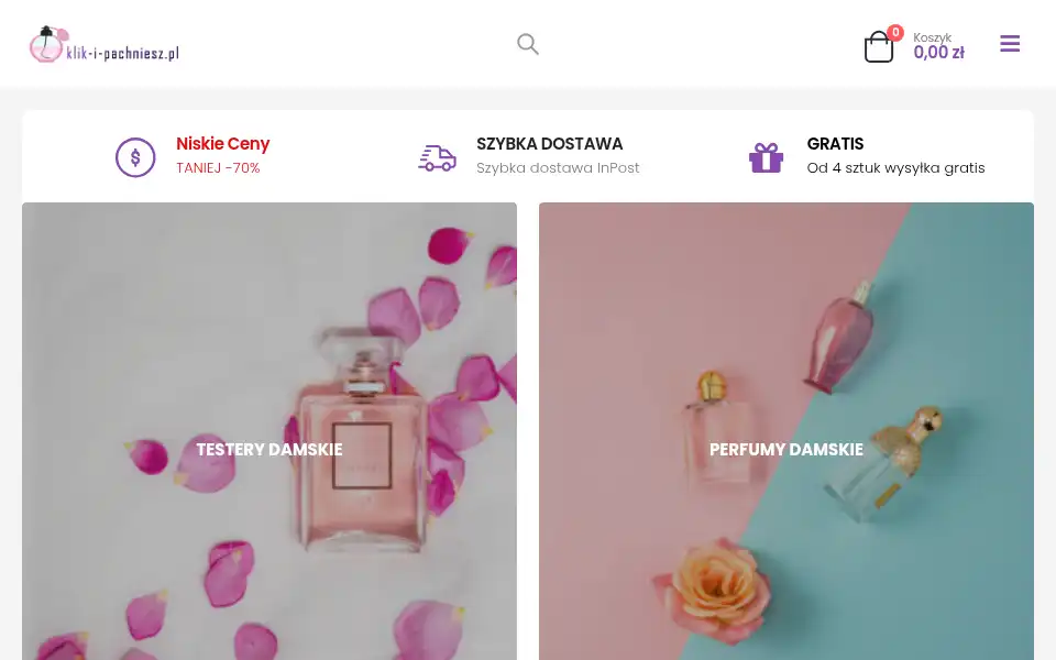Screenshot of klik-i-pachniesz.pl
