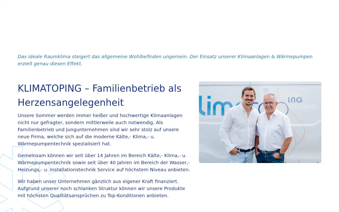 Screenshot of klimatoping.at