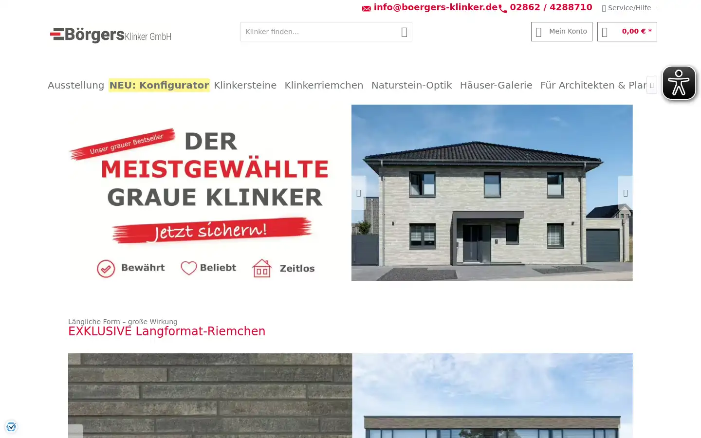 Screenshot of klinker-profi.de