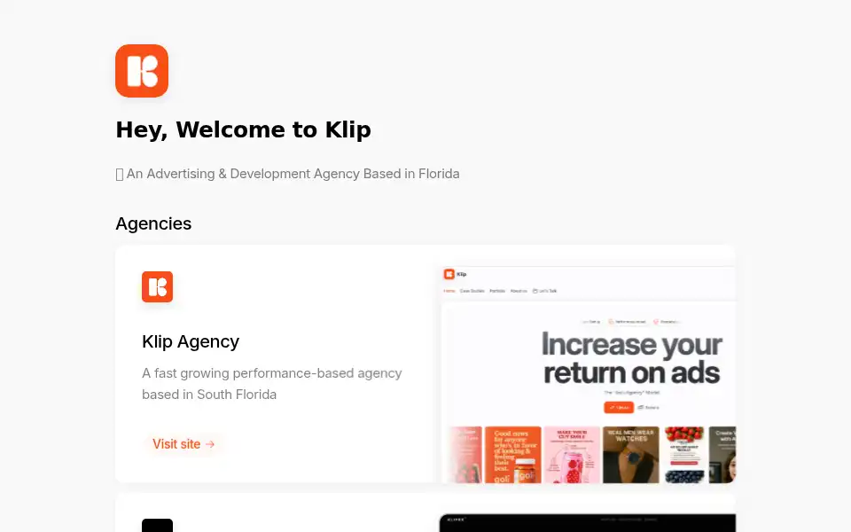 Screenshot of klipml.com