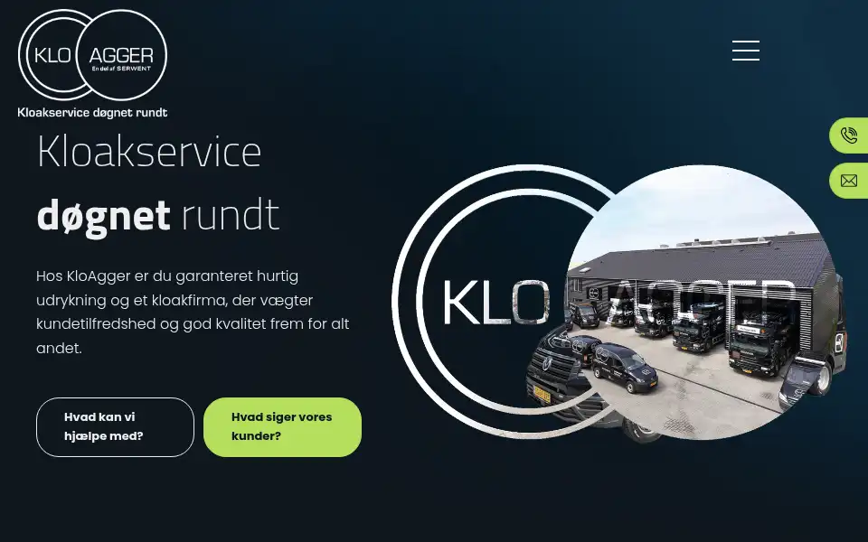 Screenshot of kloagger.dk