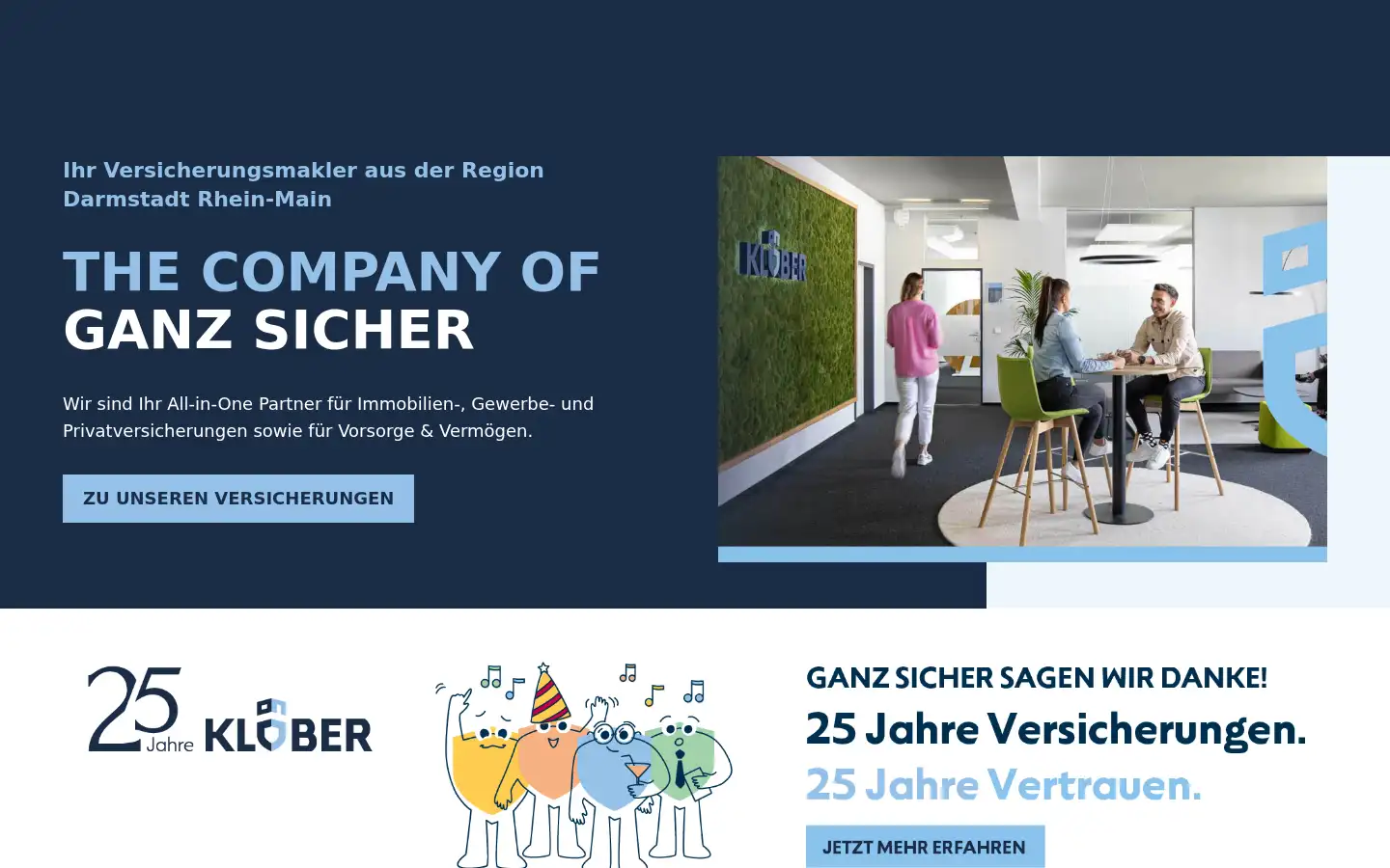 Screenshot of kloeber-vm.de