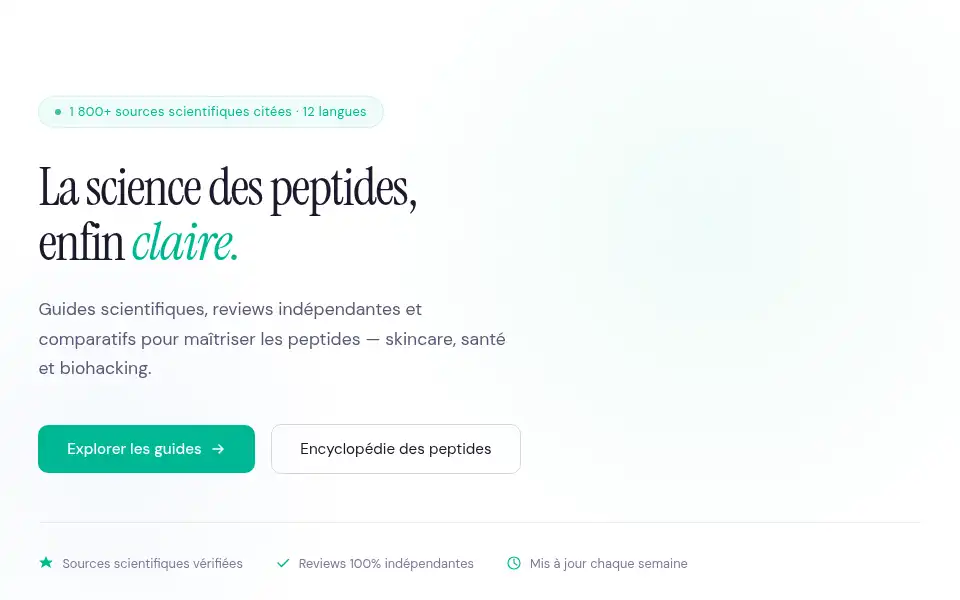 Screenshot of klow-peptide.com