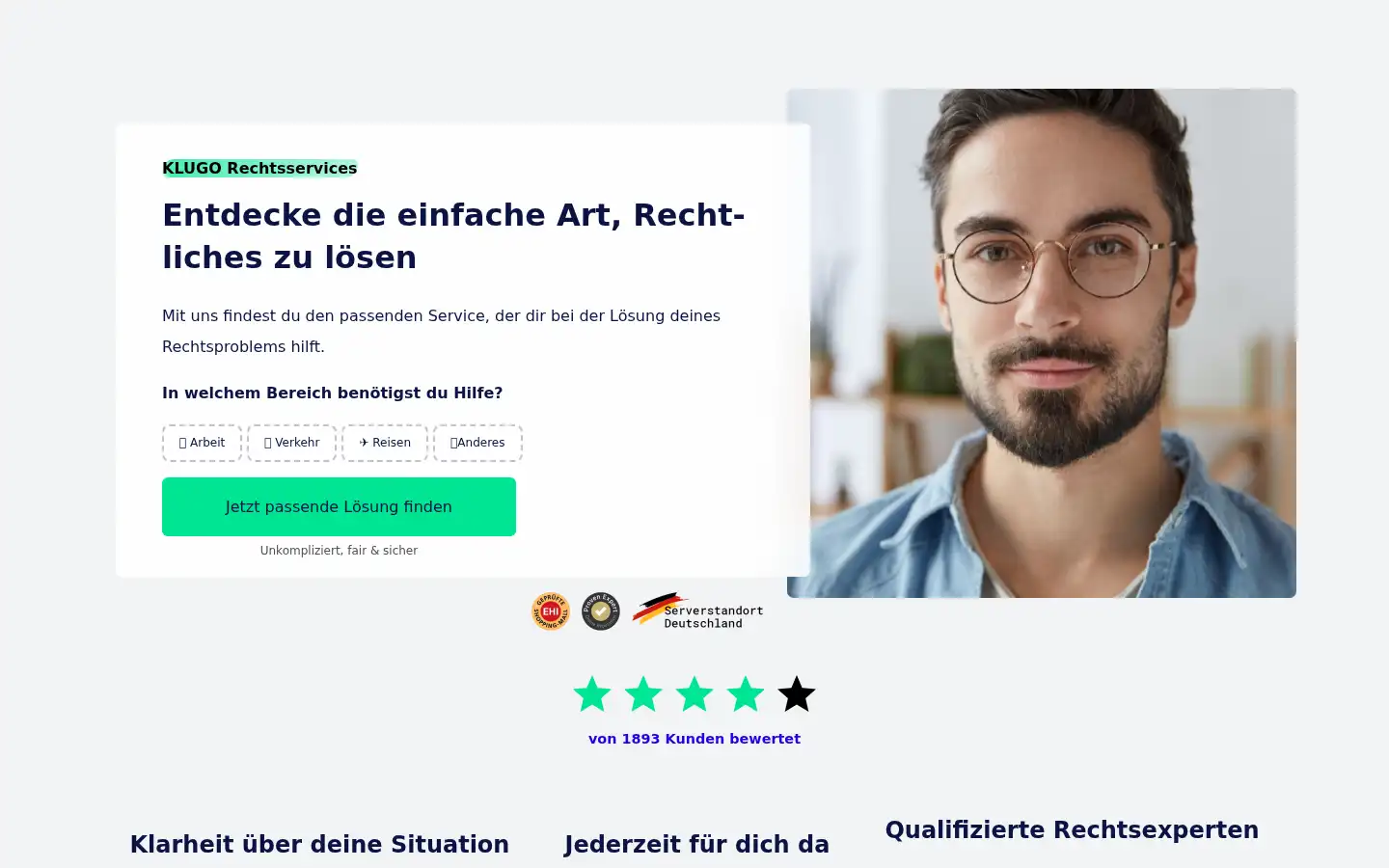 Screenshot of klugo.de