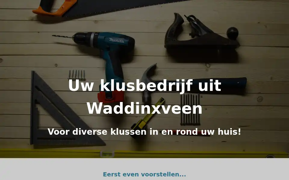 Screenshot of klusbedrijfvanlith.nl