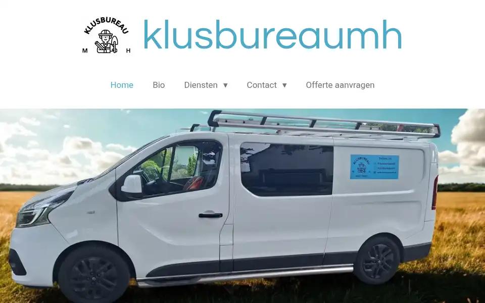 Screenshot of klusbureaumh.nl