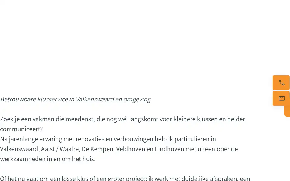 Screenshot of klusmaximus.nl