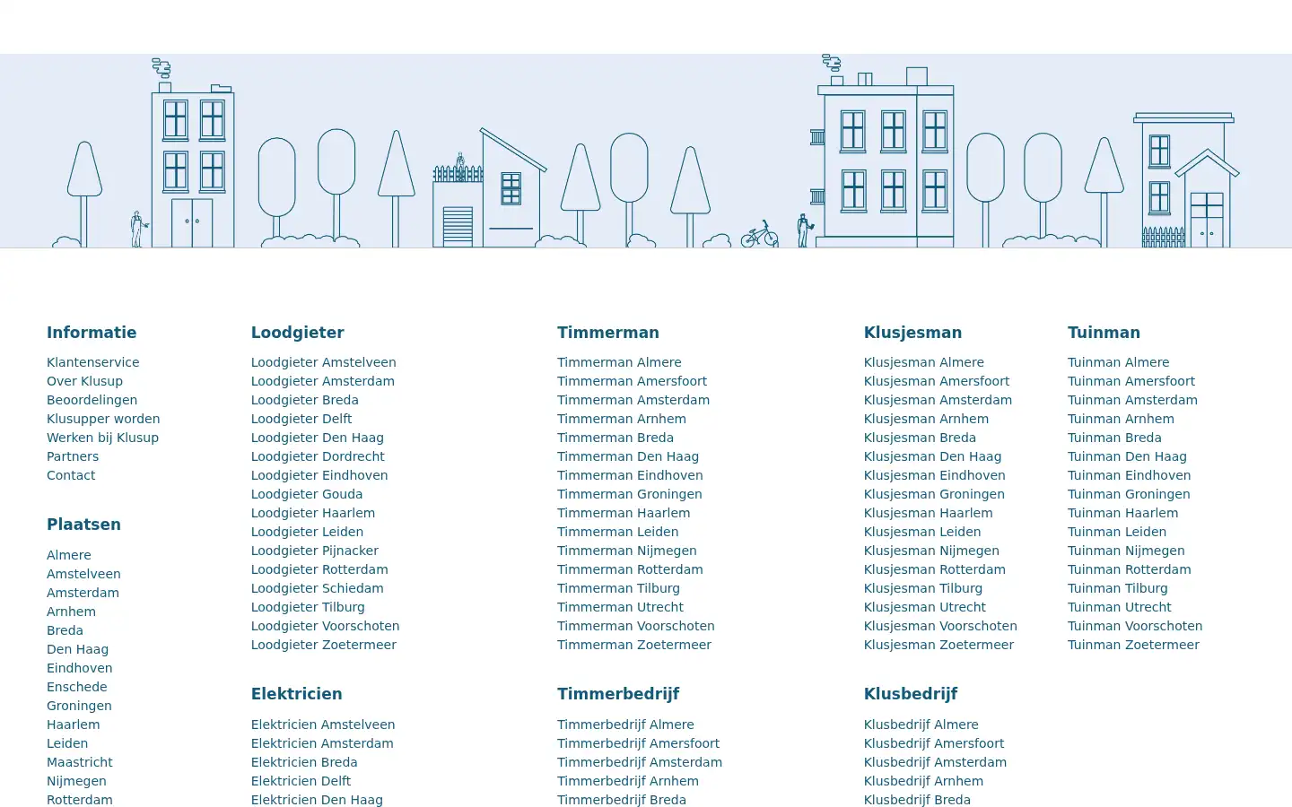 Screenshot of klusup.nl