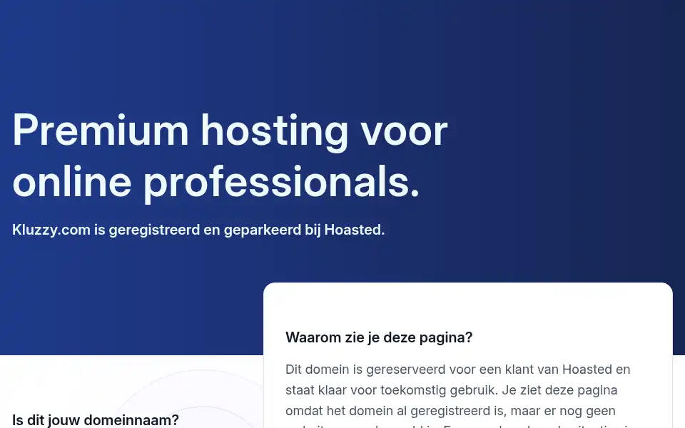 Screenshot of kluzzy.com