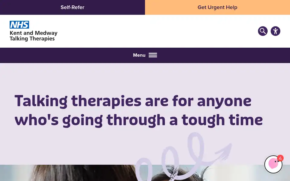Screenshot of kmtalkingtherapies.co.uk