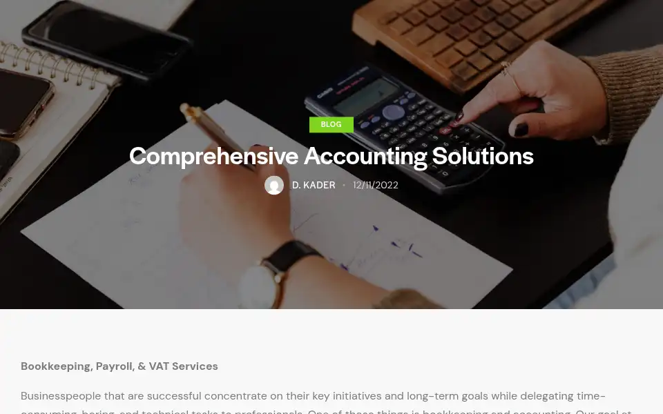 Screenshot of knaccountants.com
