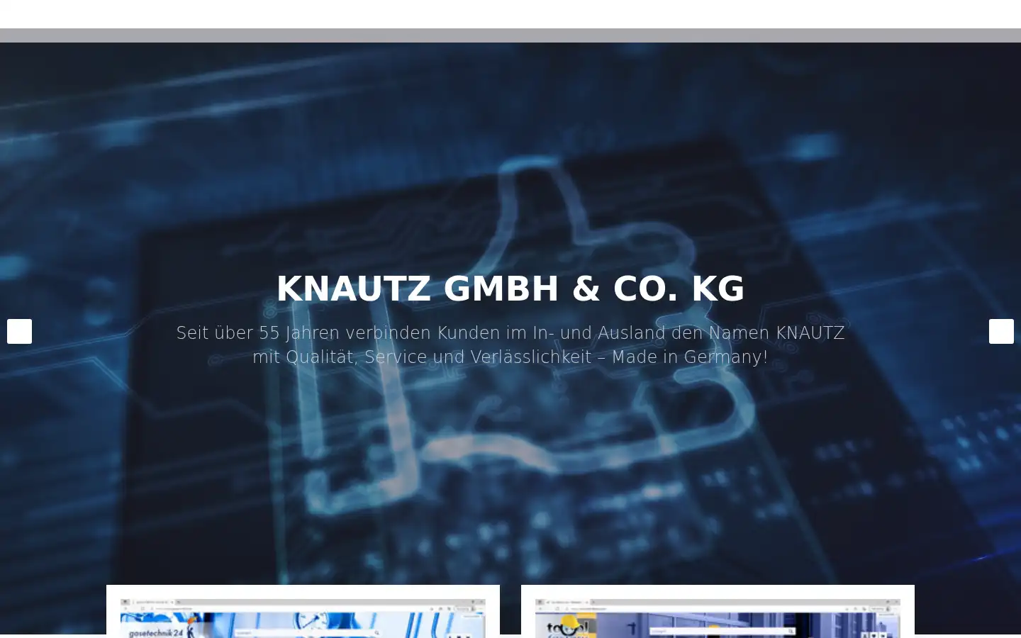 Screenshot of knautz.de