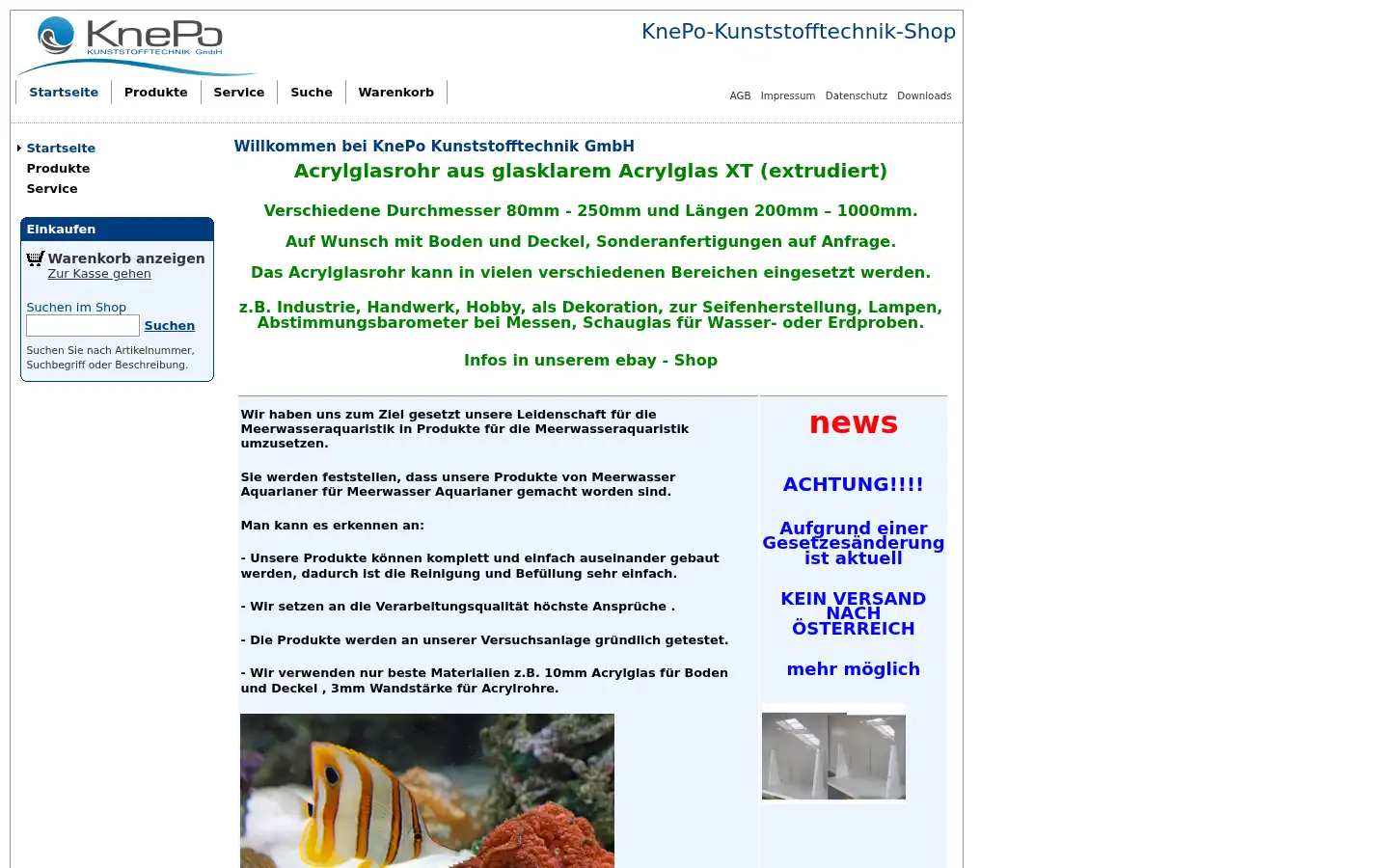 Screenshot of knepo.de