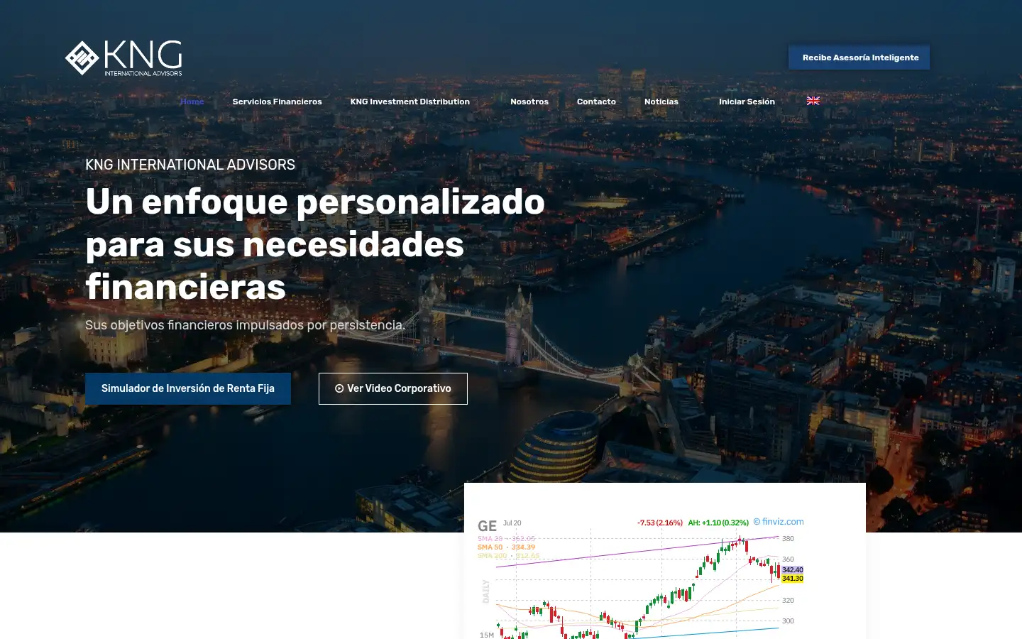 Screenshot of kngadvisors.co.uk