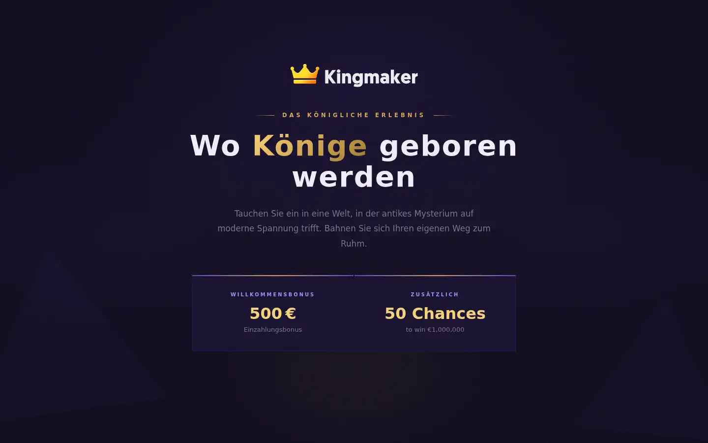 Screenshot of kngmaker-de.com